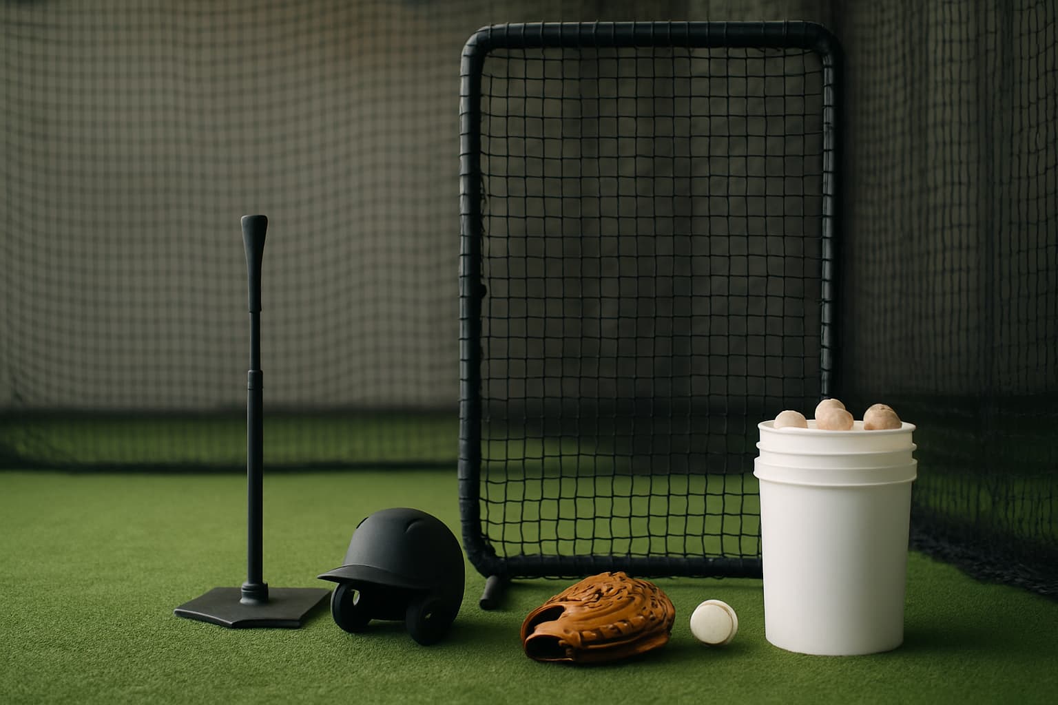 Batting cage netting on a backyard cage tunnel