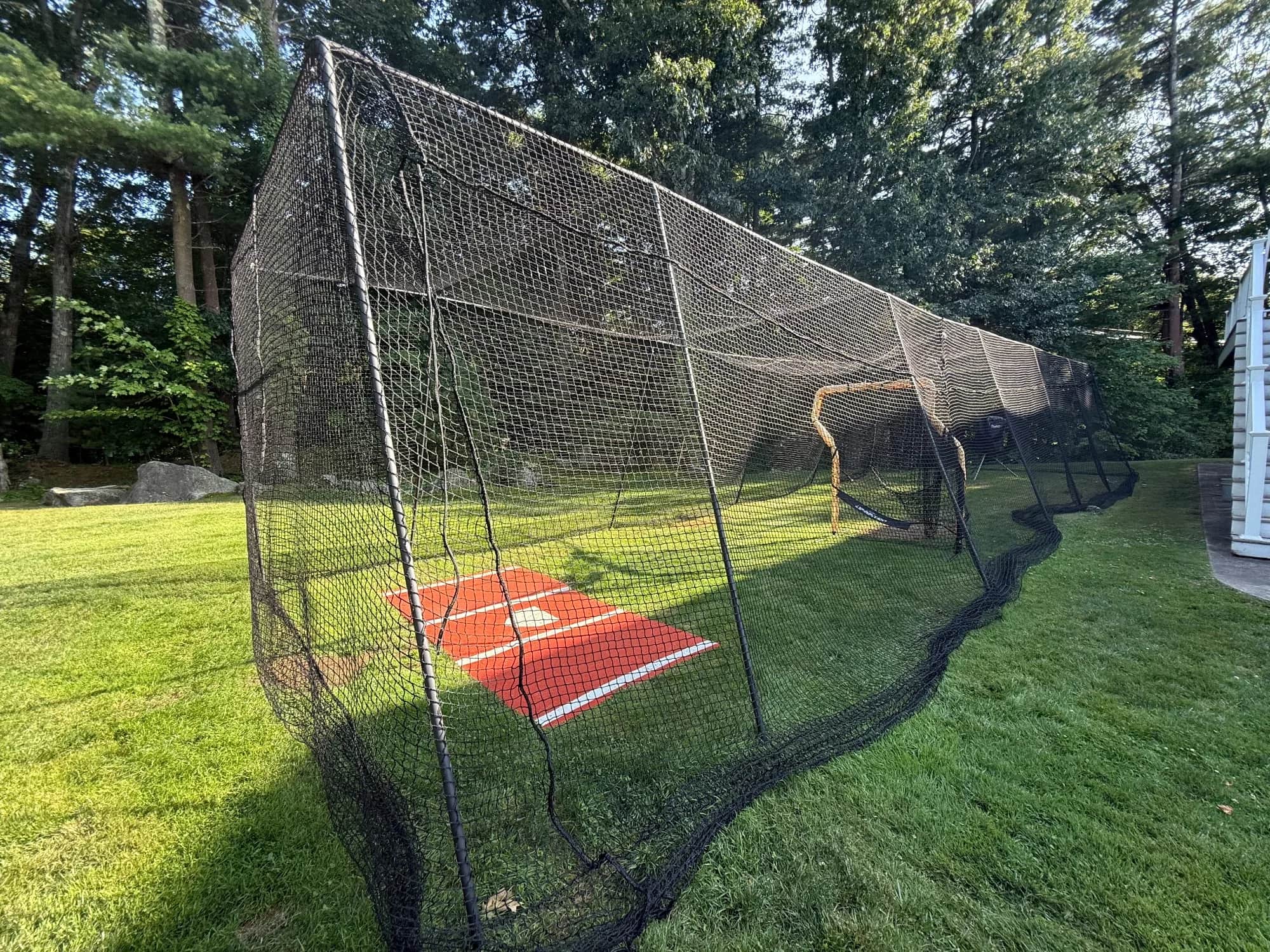 Natural Grass Batting Cage in Middleton