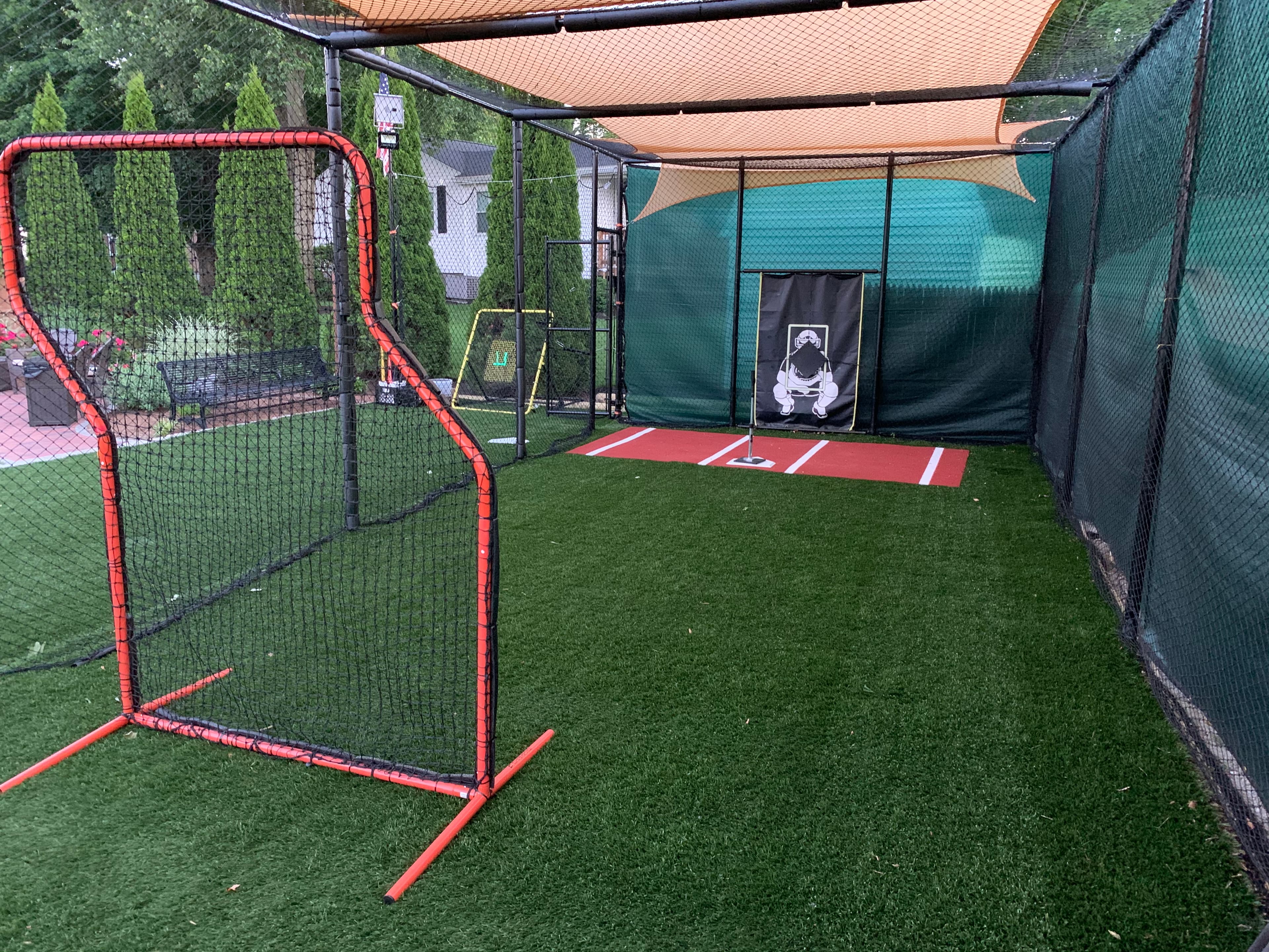 Outdoor Batting Cage in Braintree, MA — Turf & Baseball - Batting cage rental in Braintree, MA