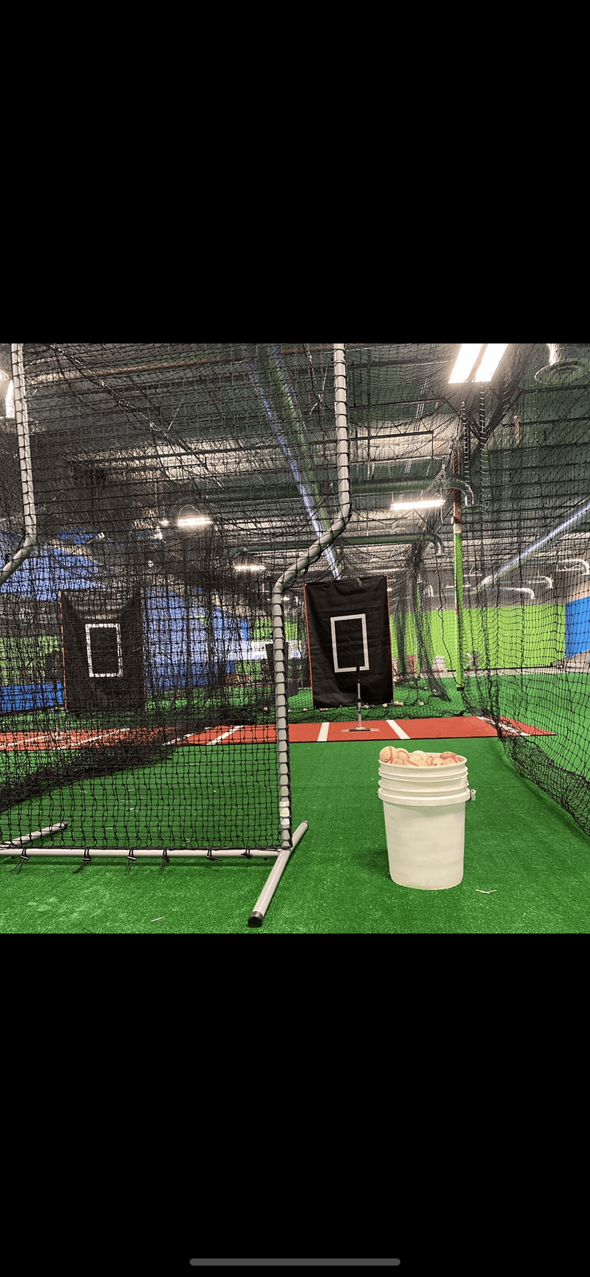 5 indoor batting cages with an open practice space - Batting cage rental in Snellville, GA