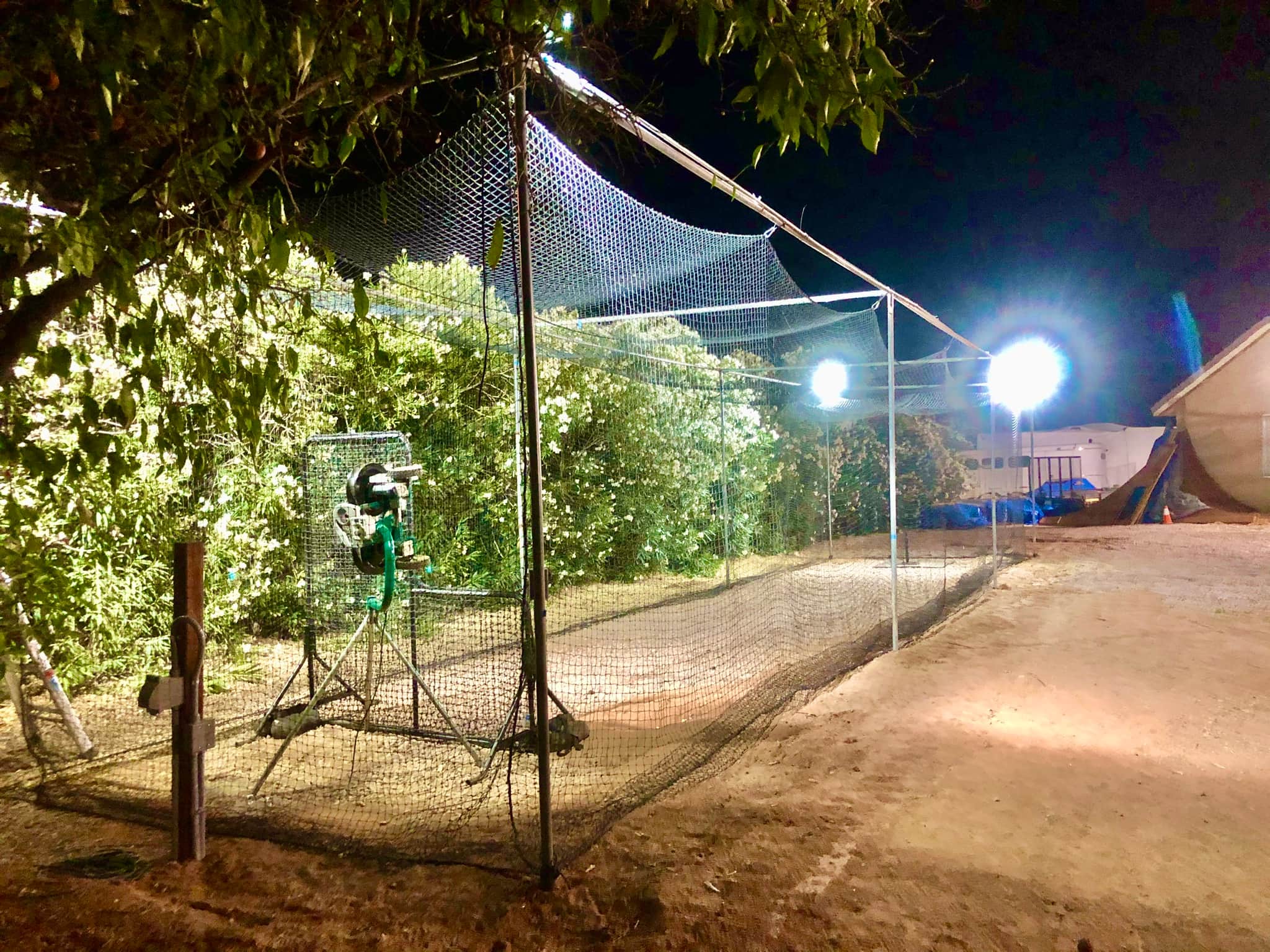 Outdoor Batting Cage in Queen Creek, AZ — Pitching Machine & Lighted - photo 3