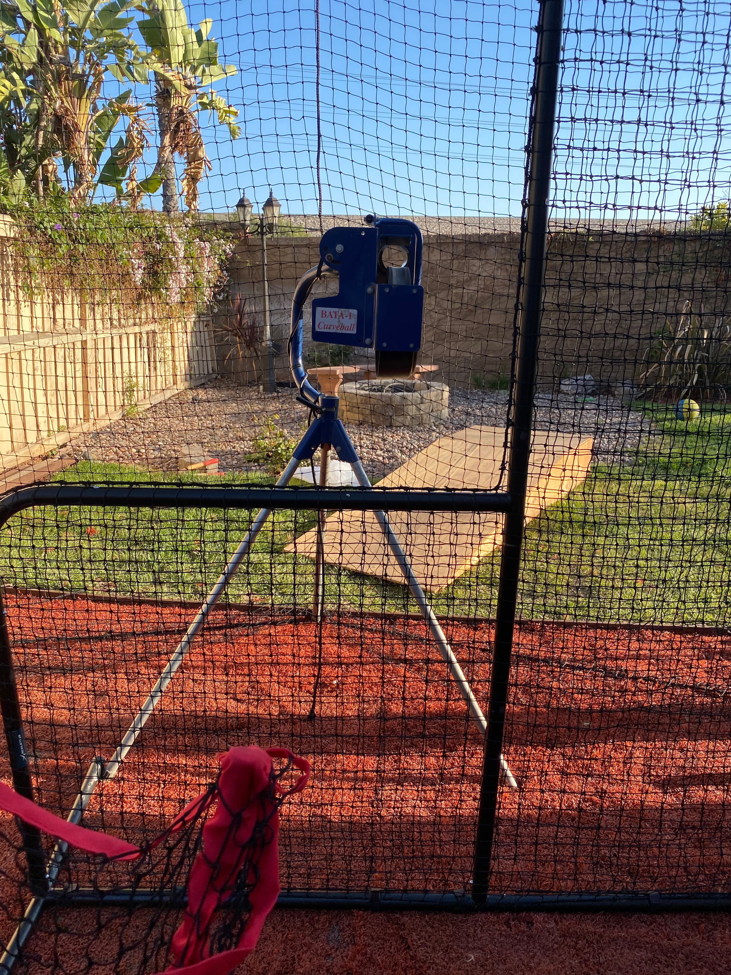 batting cage with pitching machine and lights in Riverside, CA - photo 2