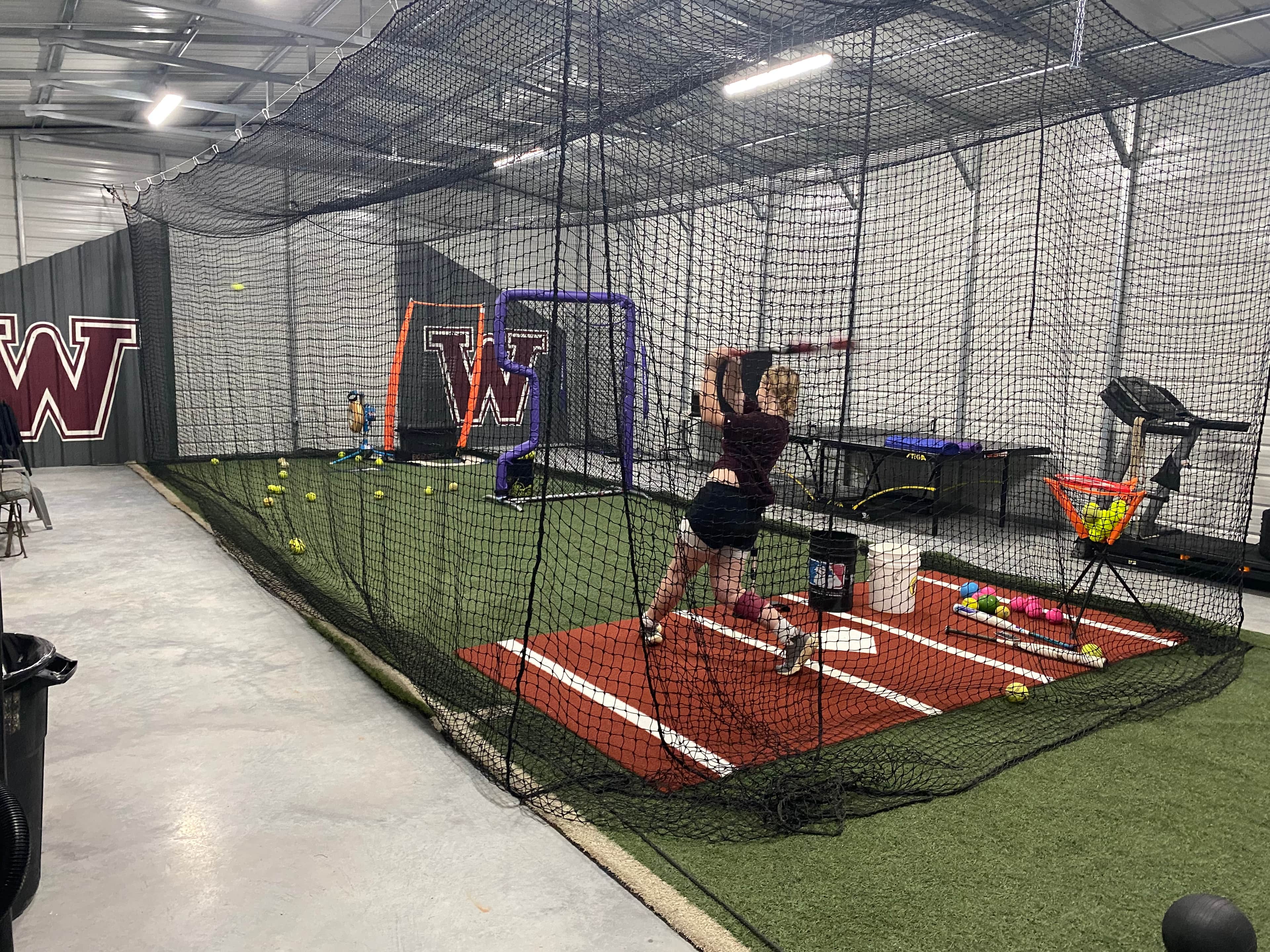 Batting cage available for rent in Waller, TX