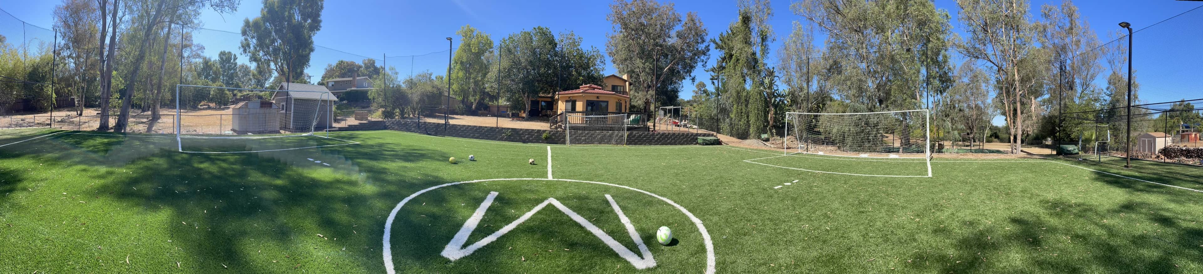 Backyard Batting Cage in Poway, CA — Lighted & Turf - photo 4