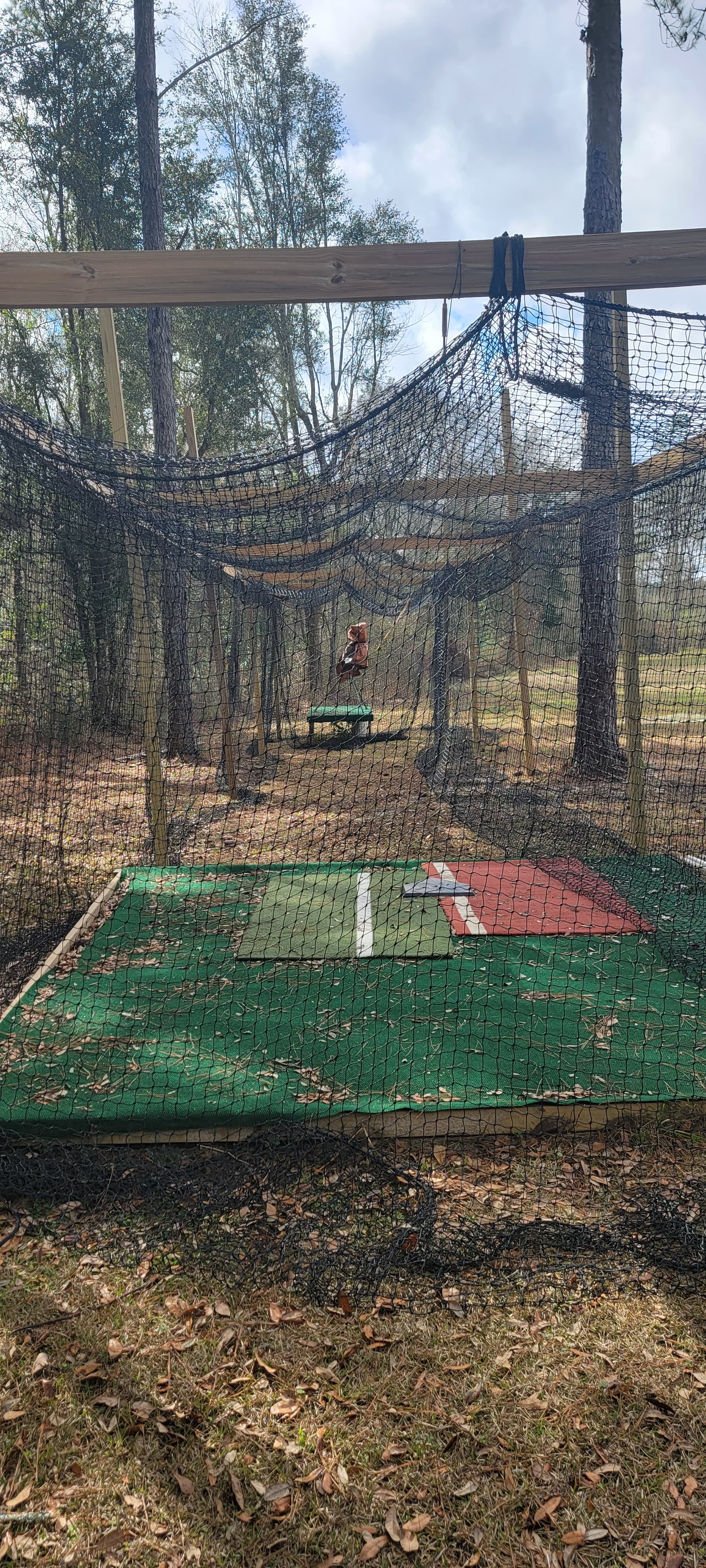 Backyard baseball batting cage in Cairo, GA - Batting cage rental in Cairo, GA