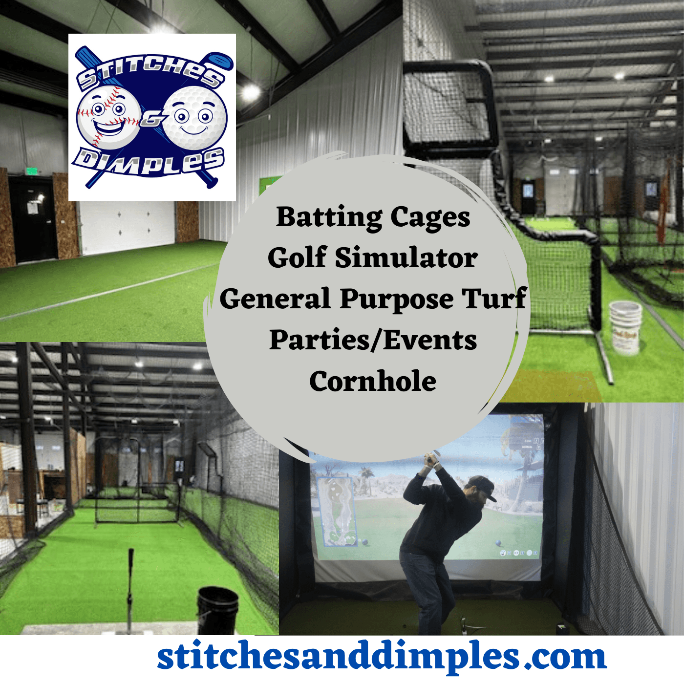 Stitches & Dimples indoor batting cages and golf in Pagosa Springs, CO - photo 2