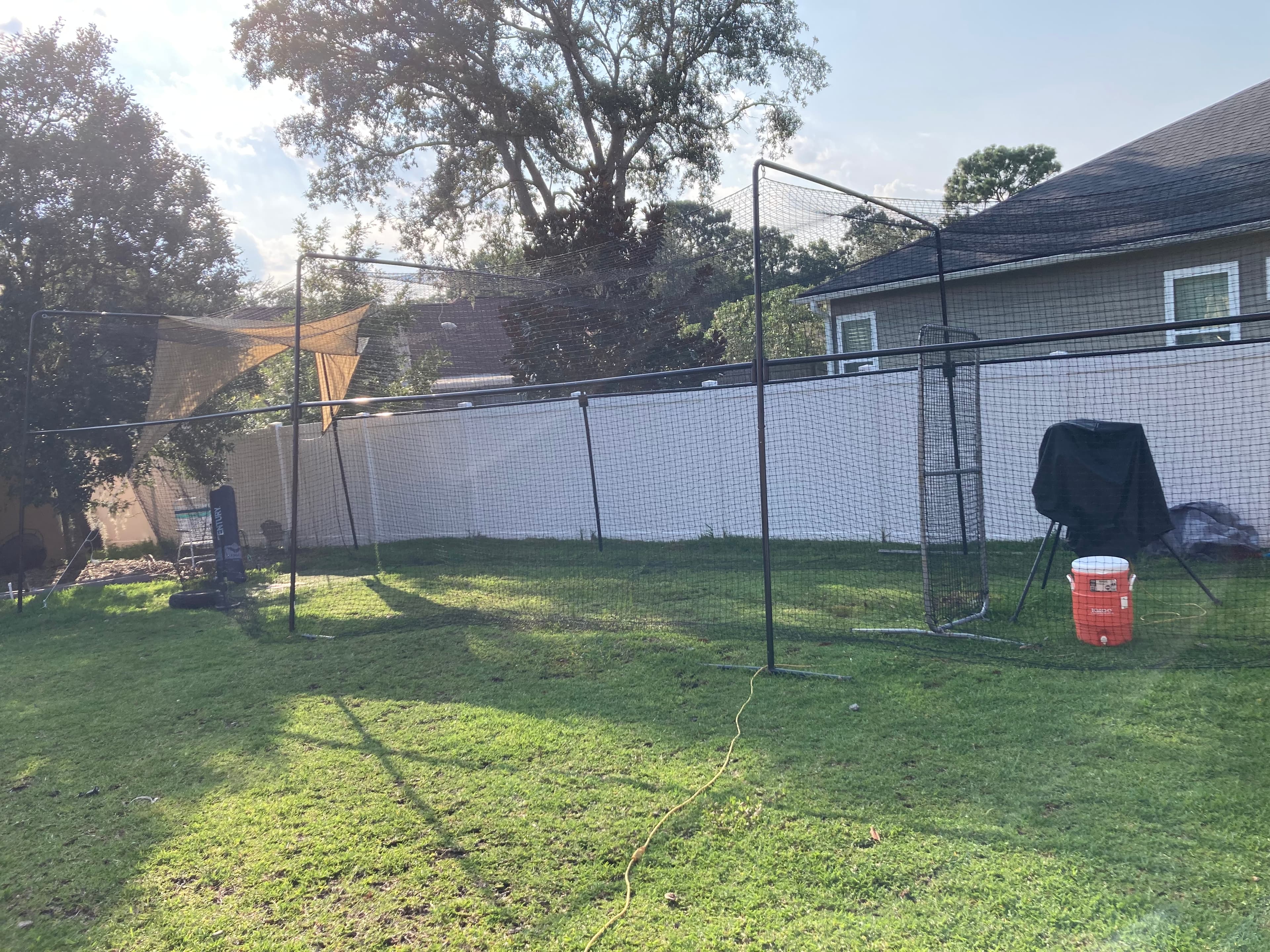 Outdoor Batting Cage in Jacksonville, FL — Pitching Machine & Lighted - photo 1