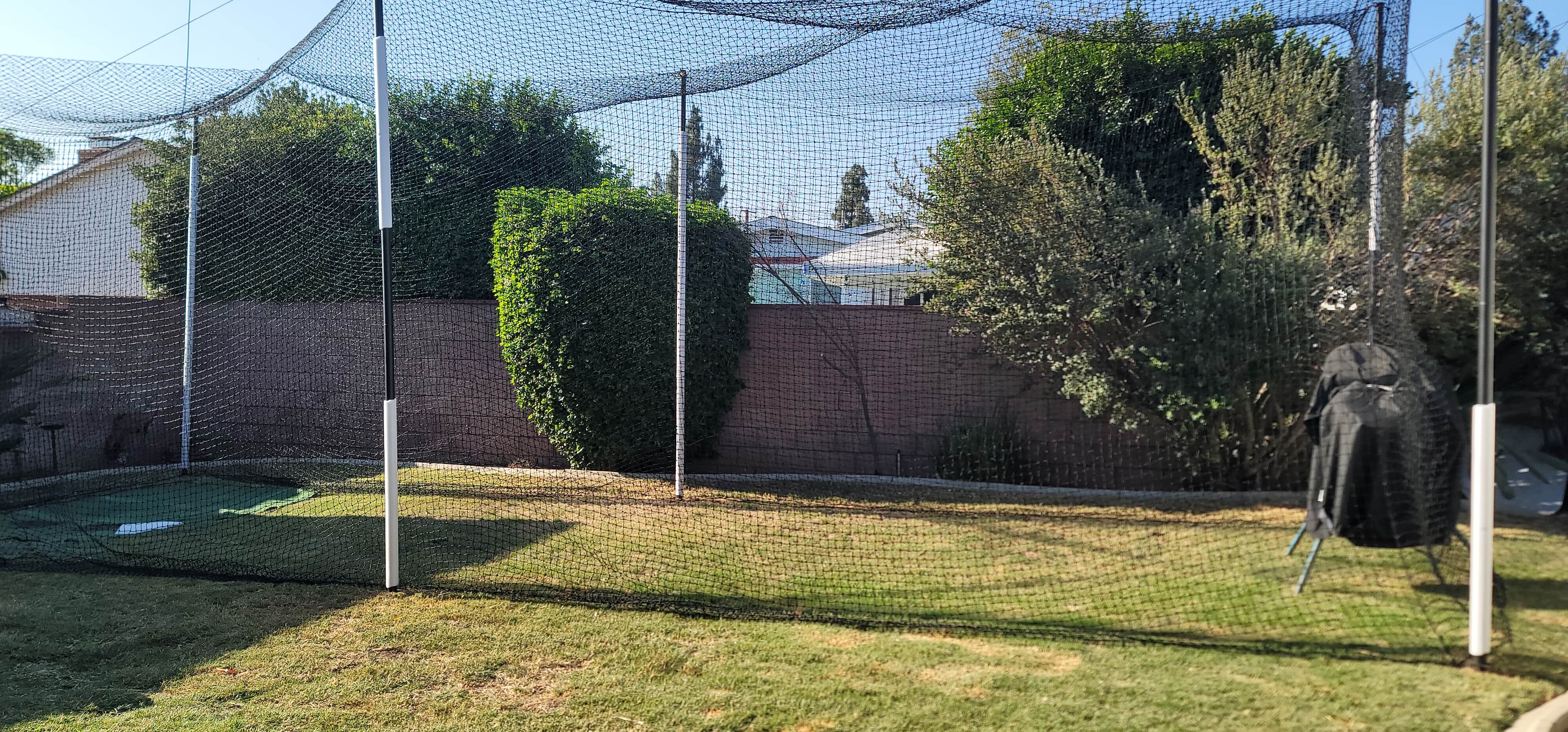 Outdoor Batting Cage in West Covina, CA — Pitching Machine & Lighted