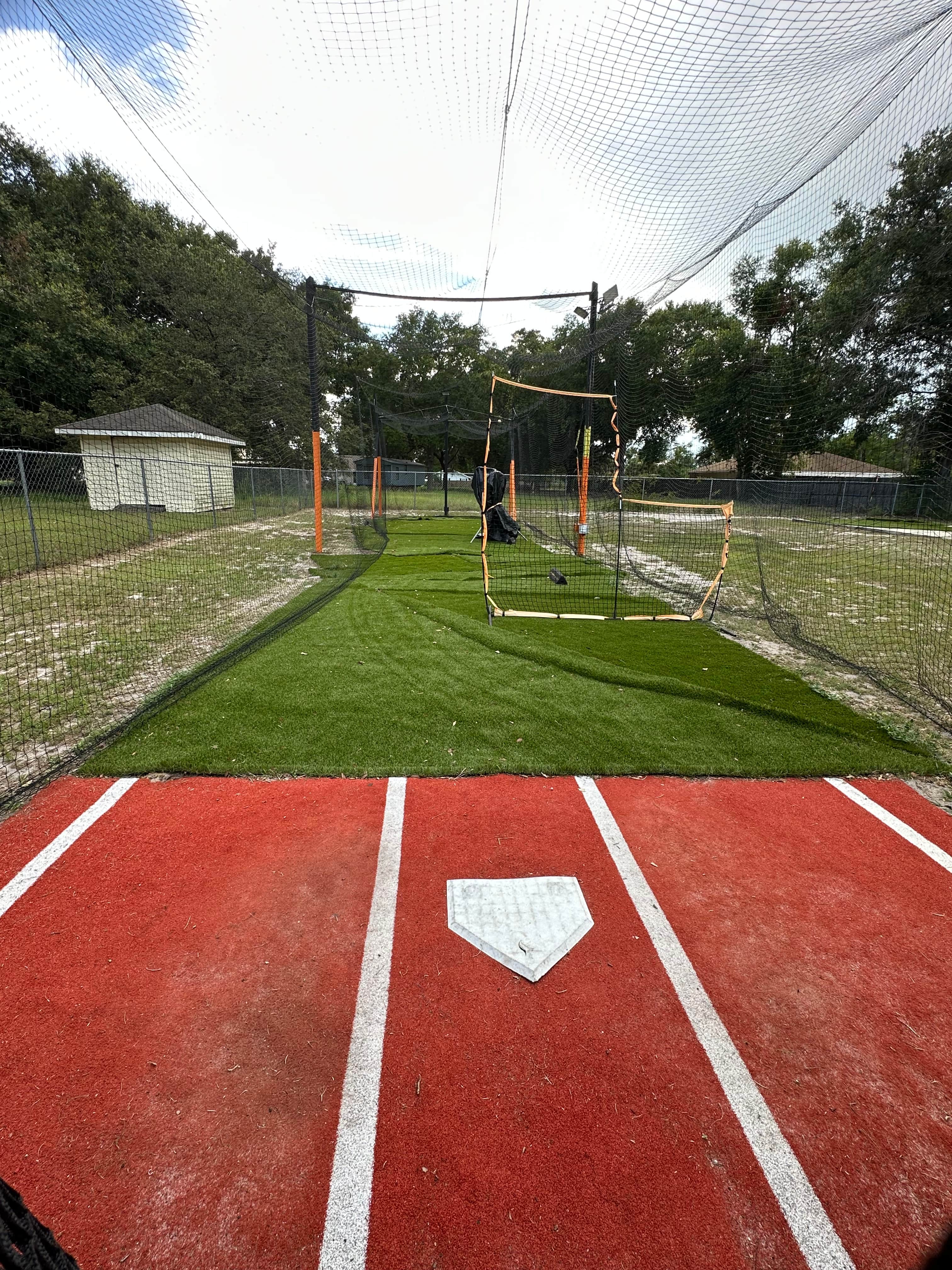 Outdoor Batting Cage in St. Cloud, FL — Lighted & Baseball