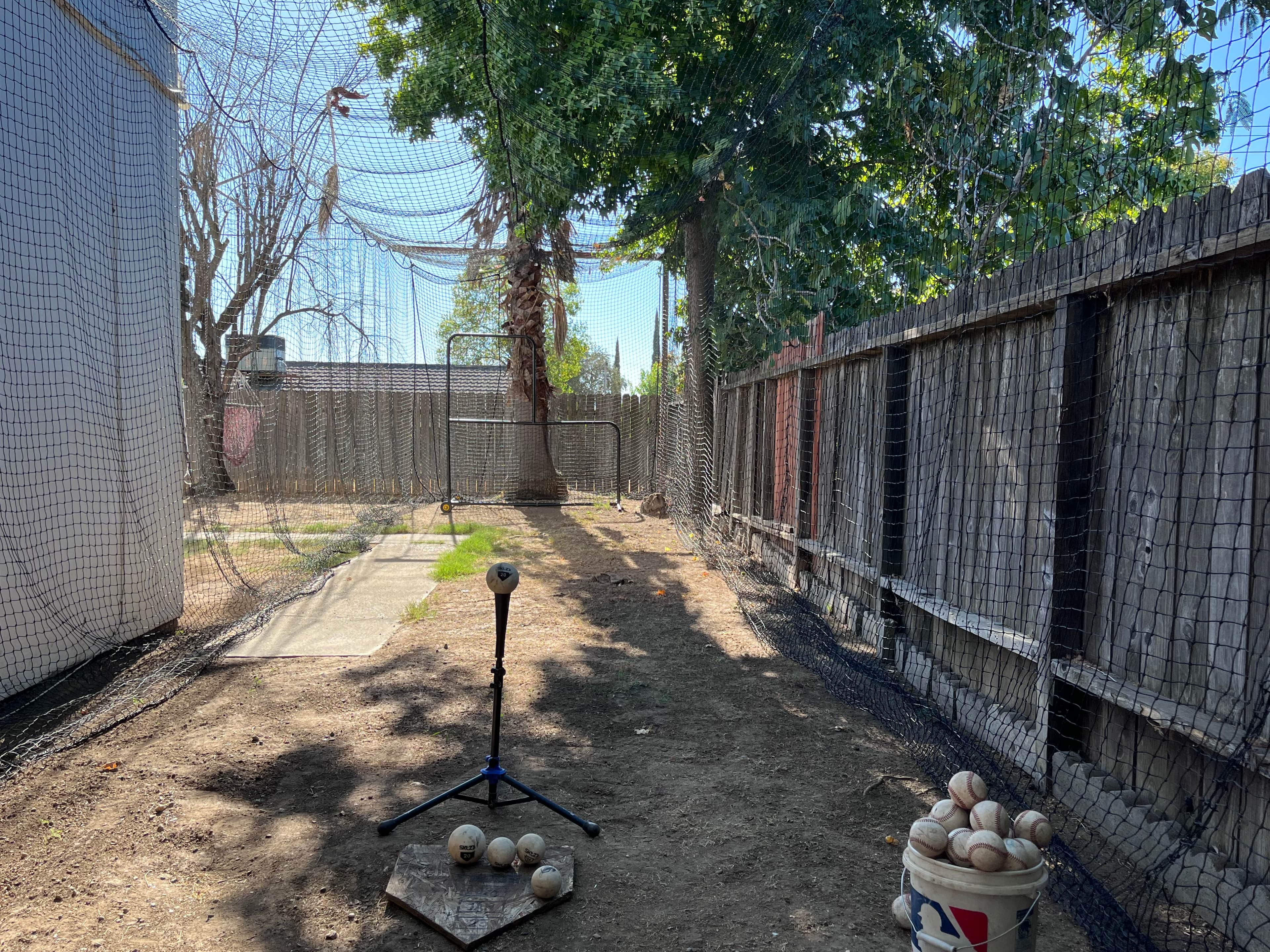 Outdoor Batting Cage in North Highlands, CA — Lighted & Baseball photo 2