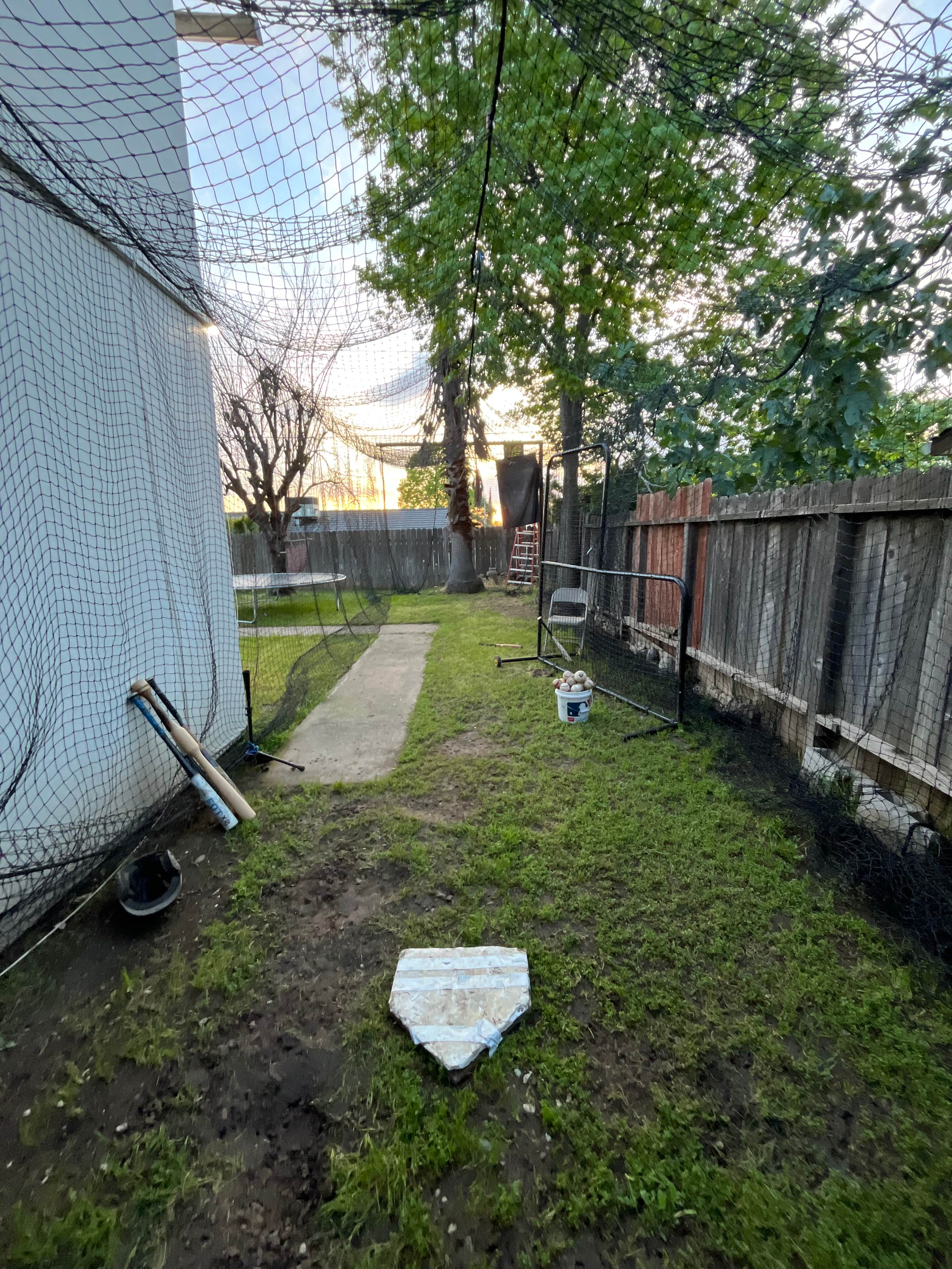 Outdoor Batting Cage in North Highlands, CA — Lighted & Baseball