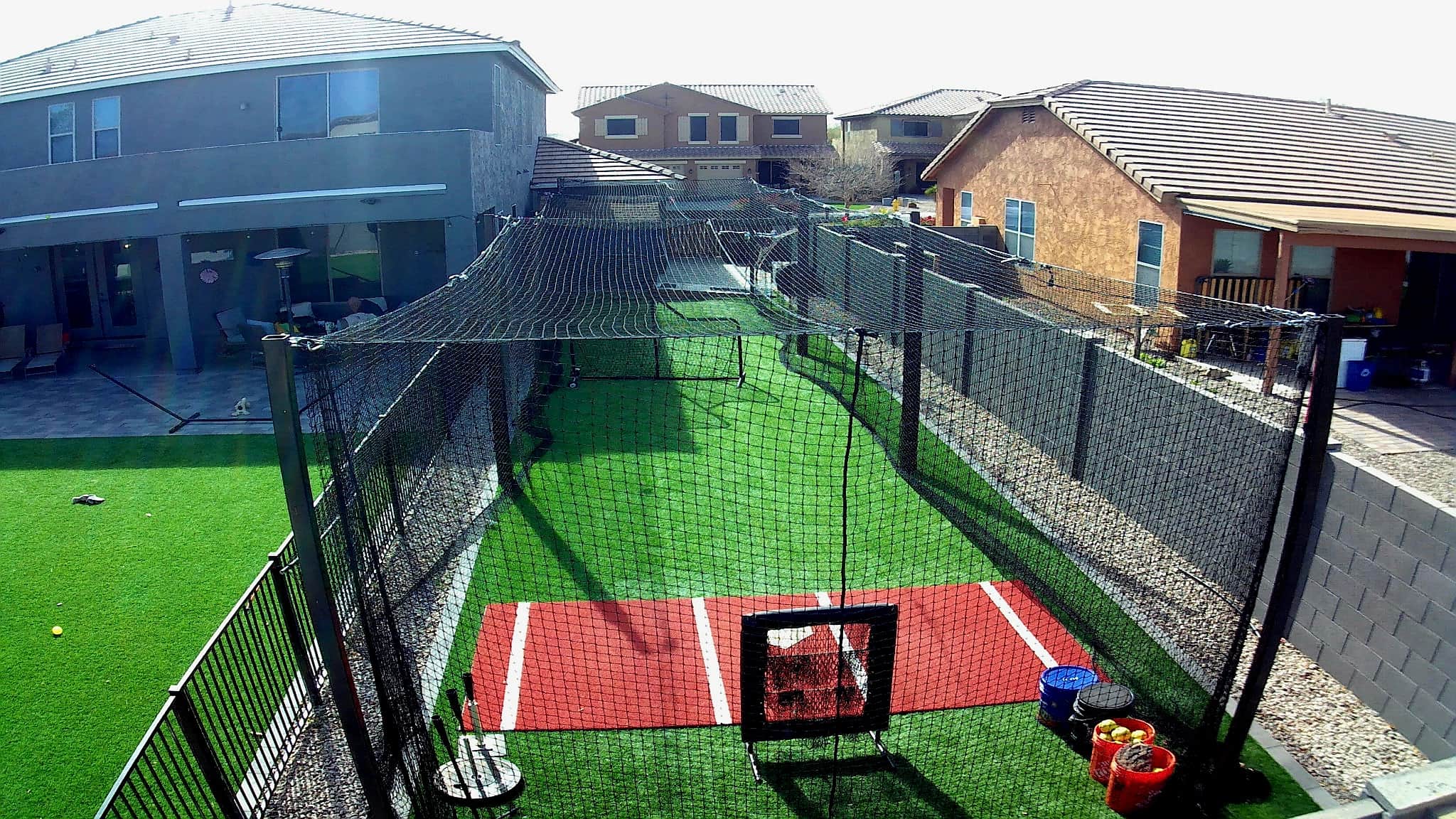 Outdoor Batting Cage in San Tan Valley, AZ — Pitching Machine & Lighted - photo 4