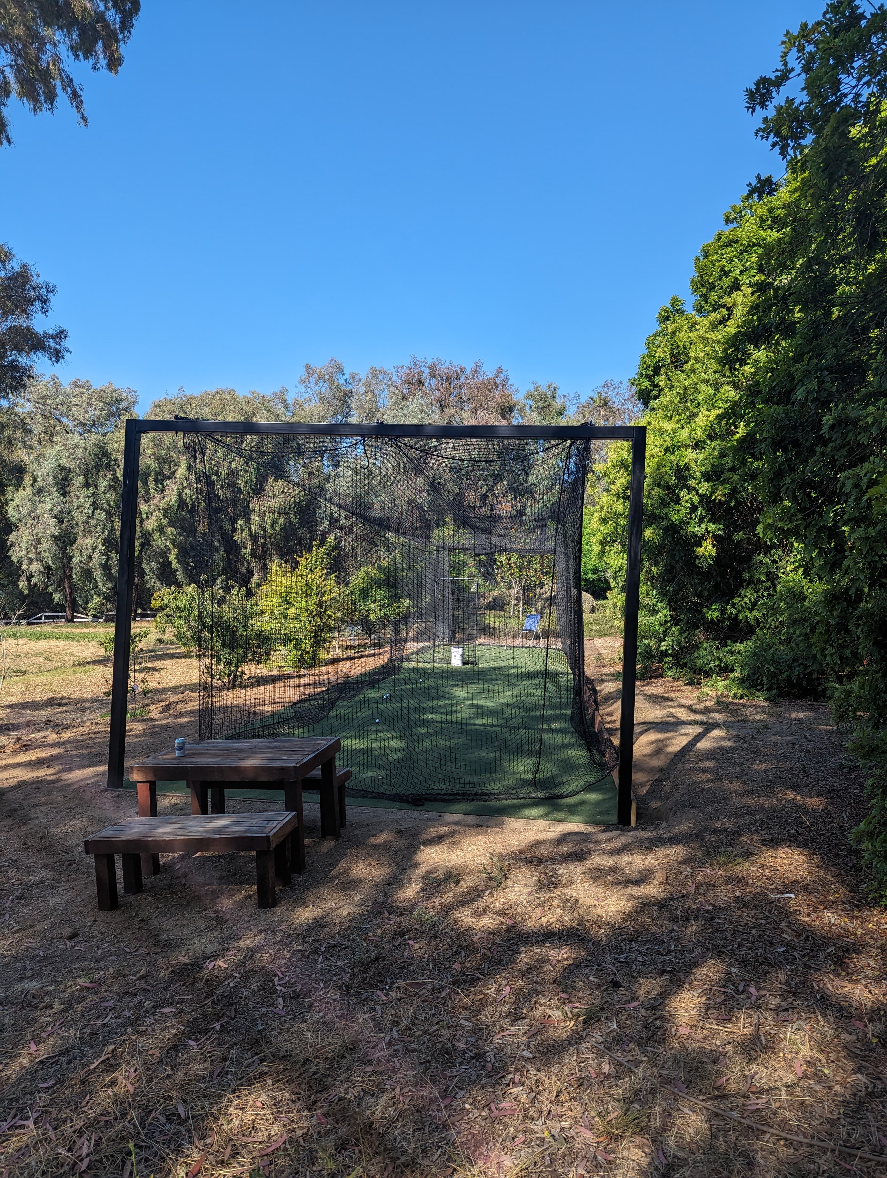 Outdoor Batting Cage in Rancho Santa Fe, CA — Turf & Baseball - Batting cage rental in Rancho Santa Fe, CA
