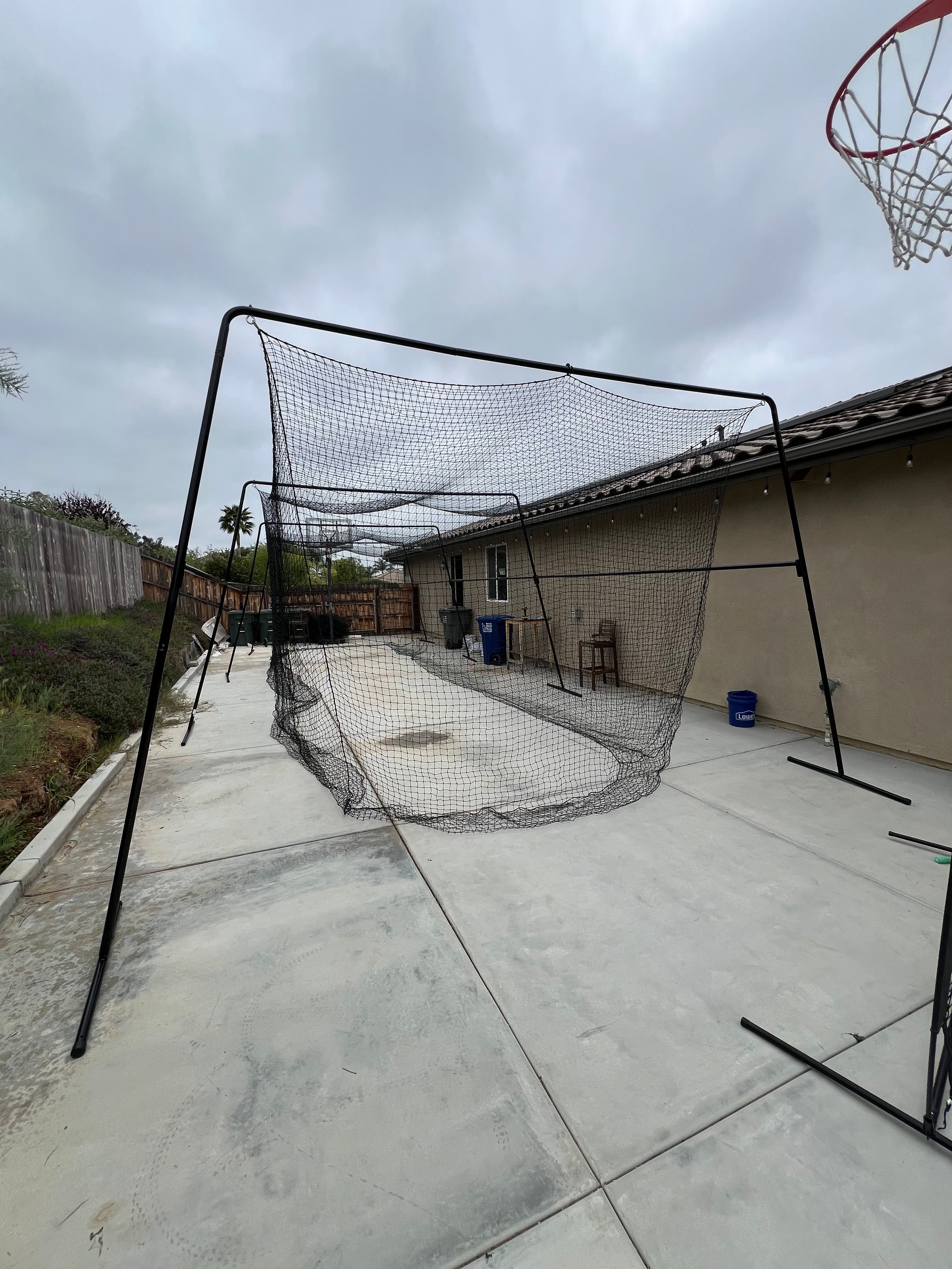 Private Backyard Batting Cage w/ Pitching Machine in Ramona - Batting cage rental in Ramona, CA