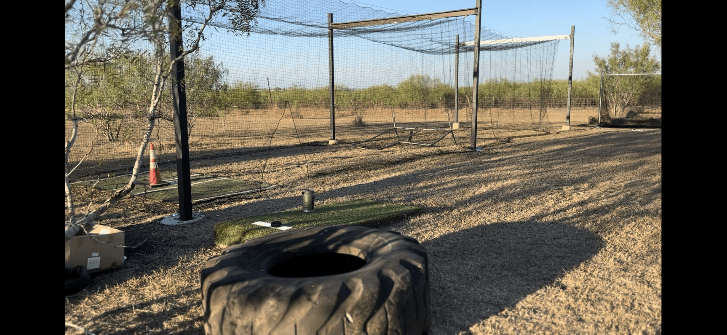Private Outdoor Batting Cage with Bullpen – Seguin, TX