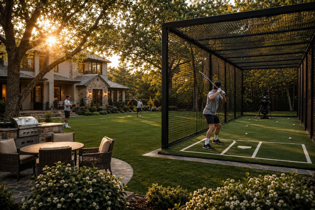 Baseball batting cage